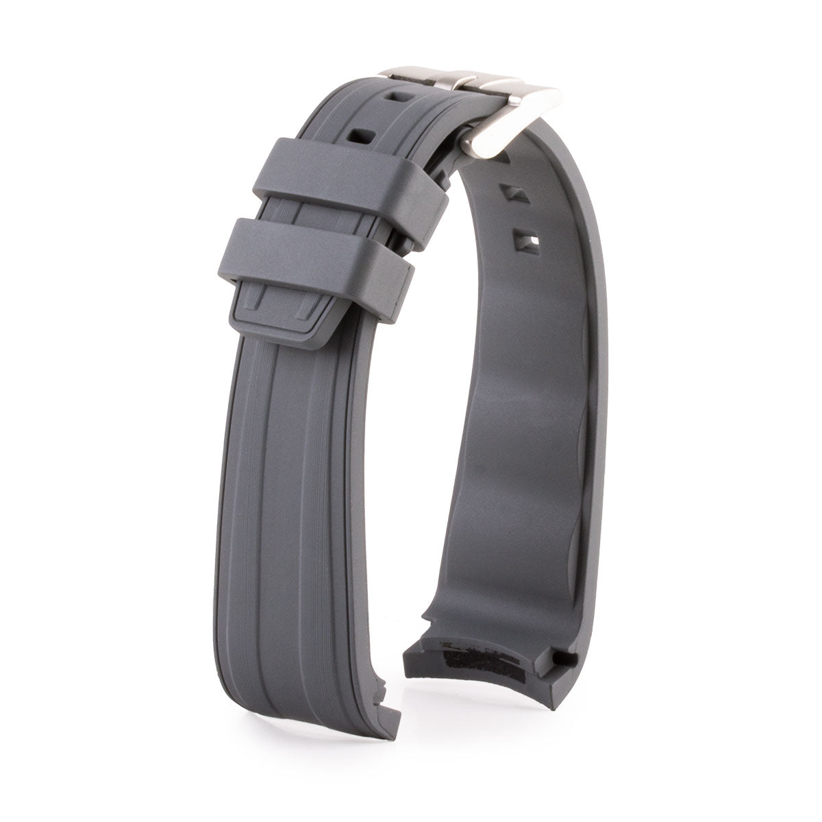 Rolex – Bracelet montre intégré caoutchouc pour Submariner 41mm – Rubber (noir, bleu, vert, rouge...)
