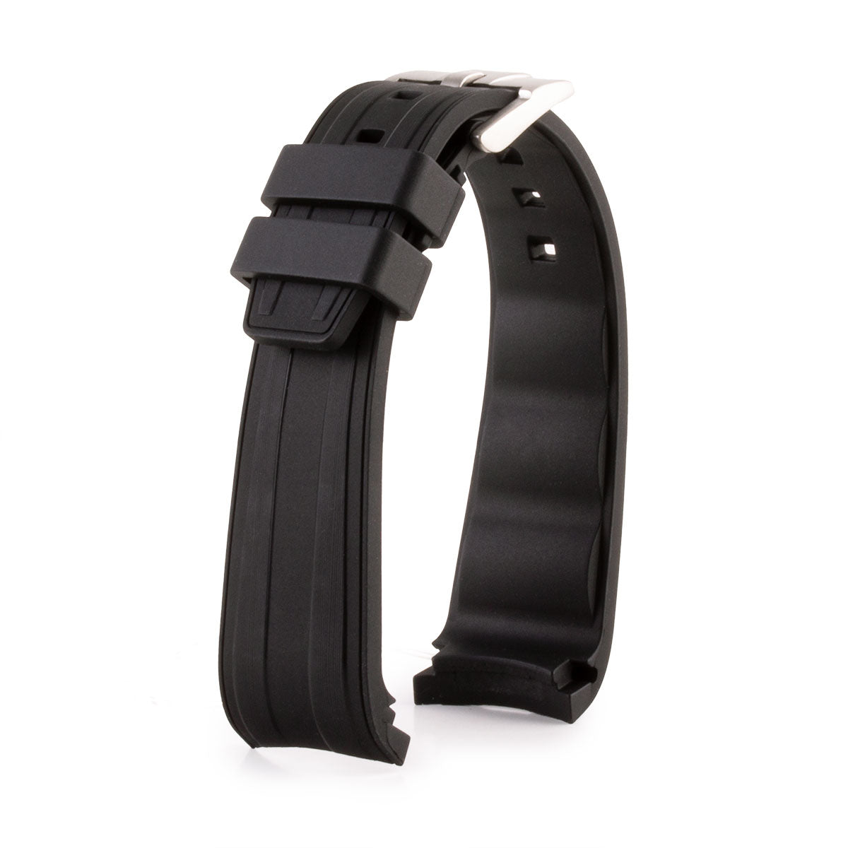 Rolex – Bracelet montre intégré caoutchouc pour Submariner 41mm – Rubber (noir, bleu, vert, rouge...)