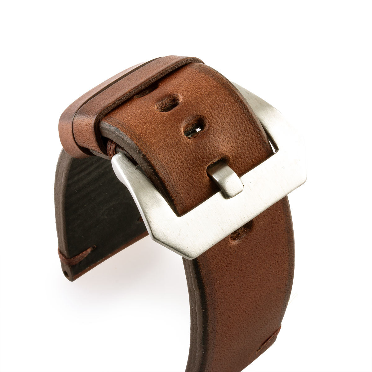 Panerai Luminor - Bracelet montre cuir vintage - Veau (marron, bleu, rouge, taupe)