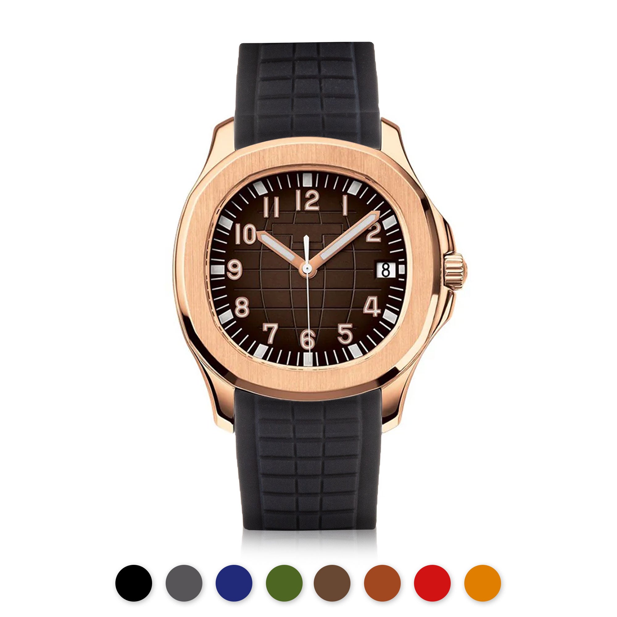 Patek Philippe Aquanaut Integrated rubber watch band (black