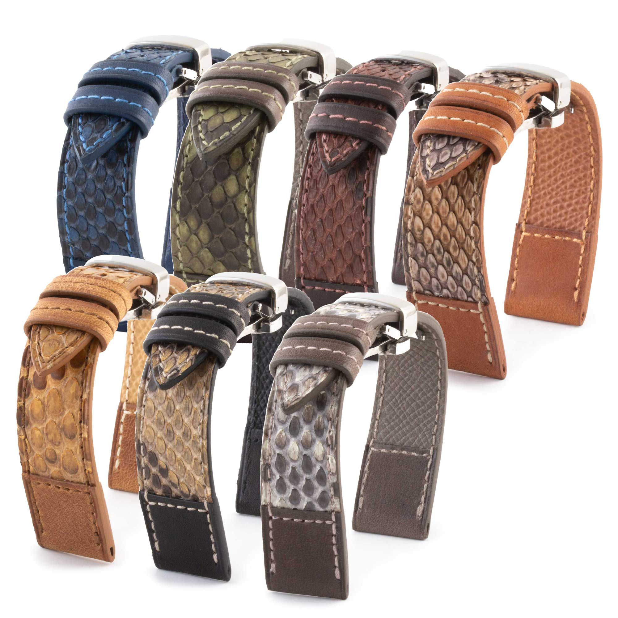 Leather watch band 