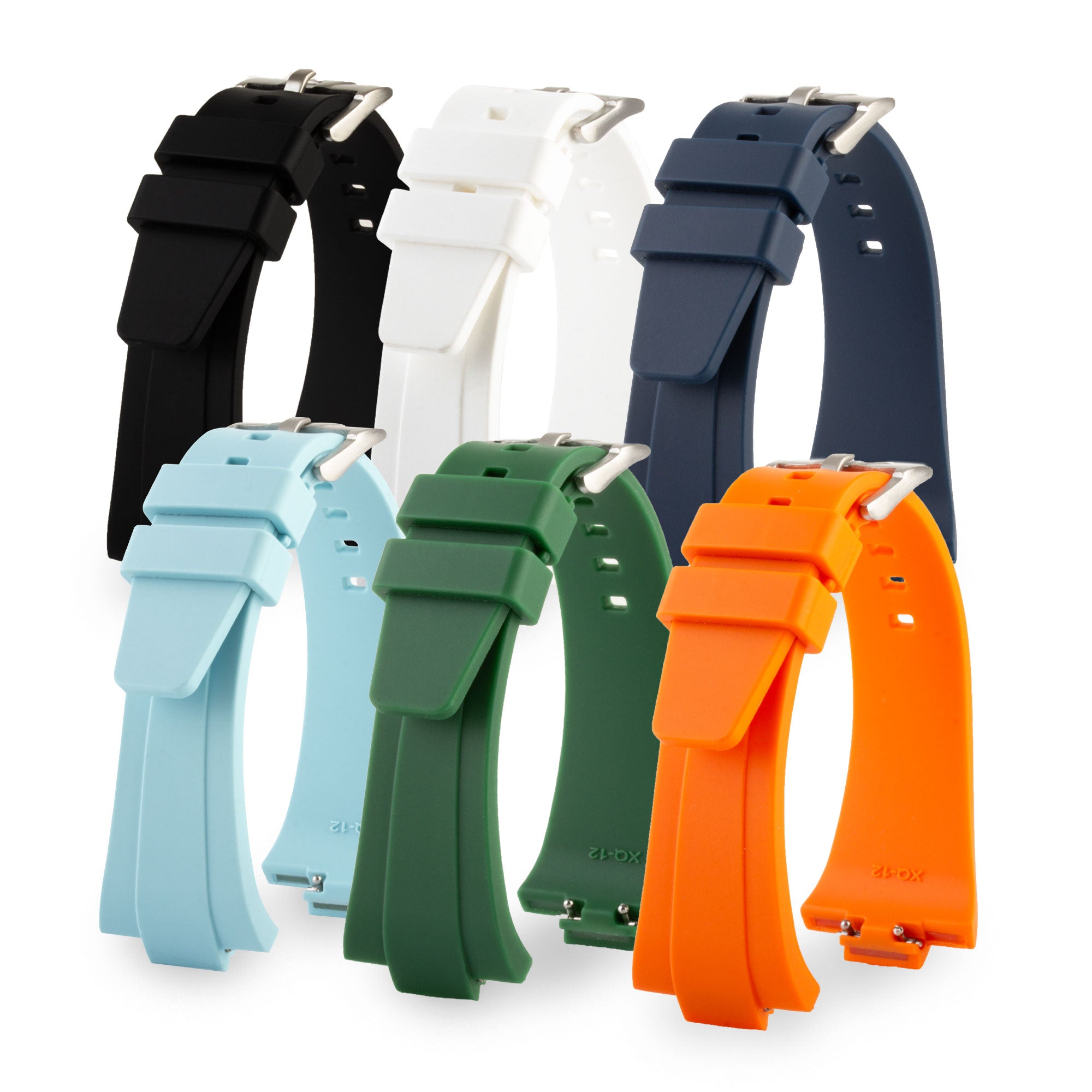 Tissot PRX - Bracelet-montre intégré caoutchouc - Rubber (noir, bleu, vert...)