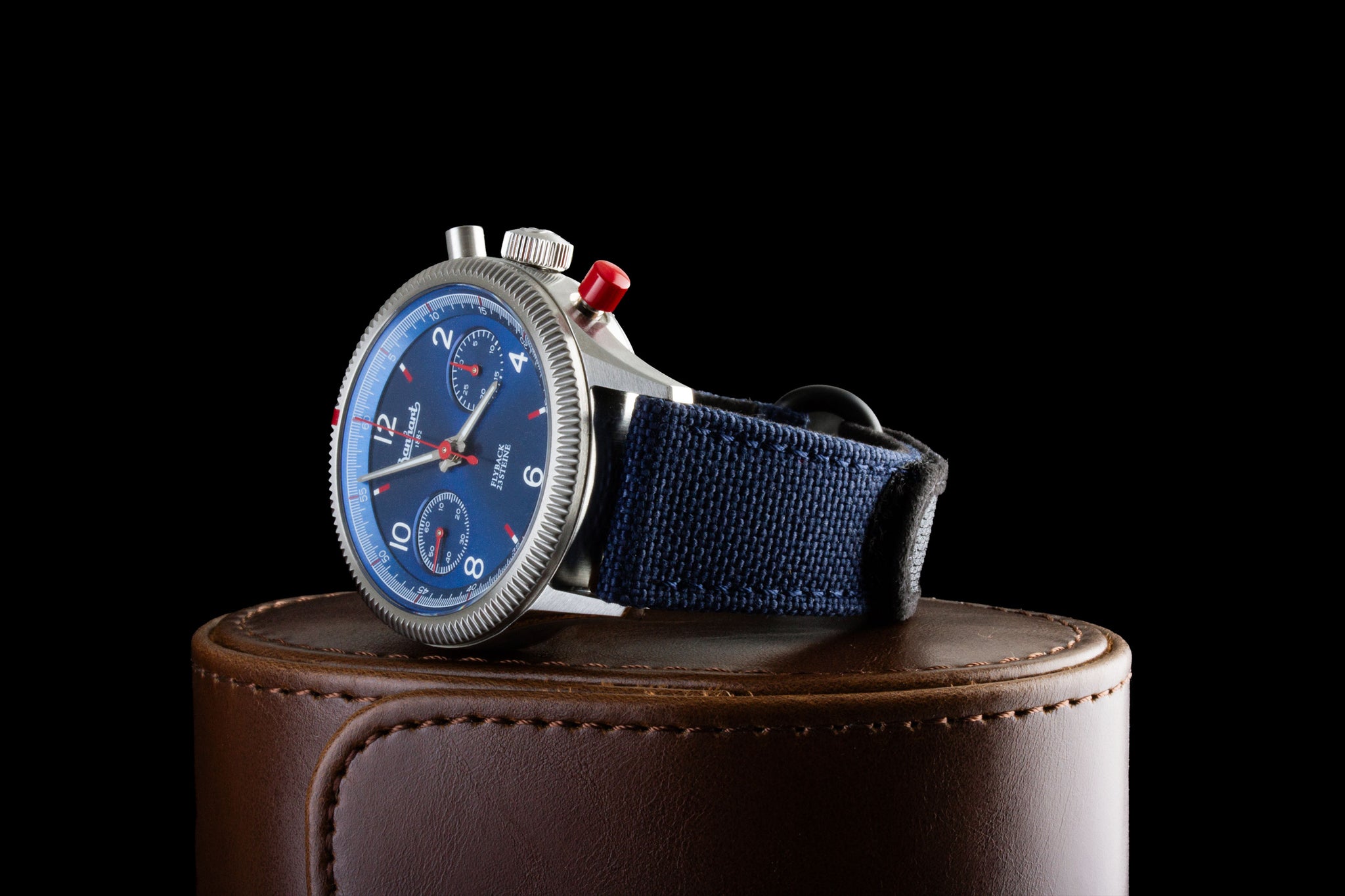 Velcro watch strap - Cordura (black, grey, blue, kaki)