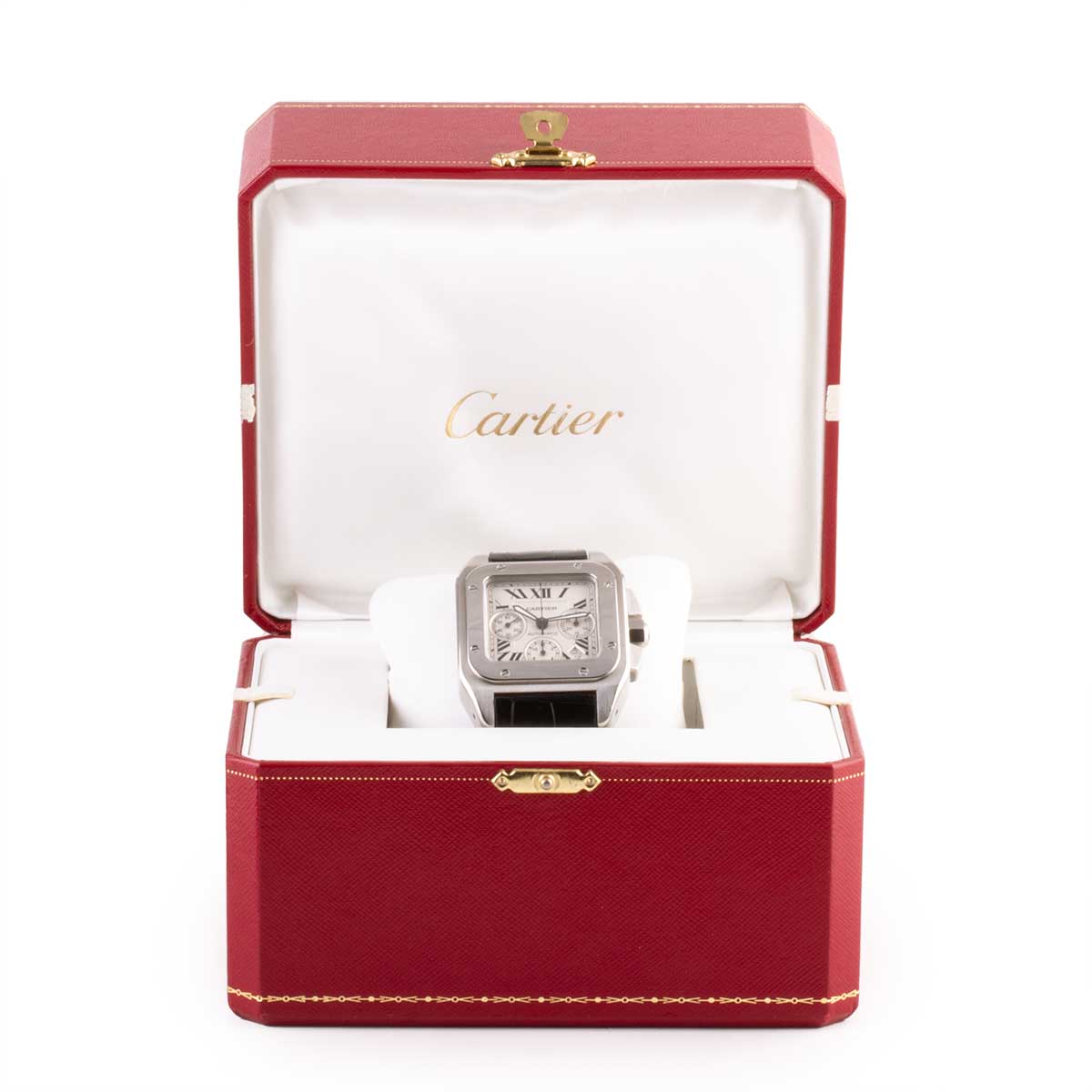 Montre d'occasion - Cartier - Santos 100 XL Chronographe - 6100€