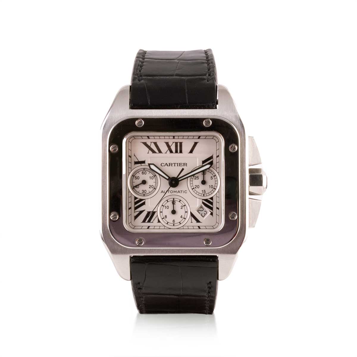 ​Second-hand watch - Cartier - Santos 100 XL Chronograph - 6100€