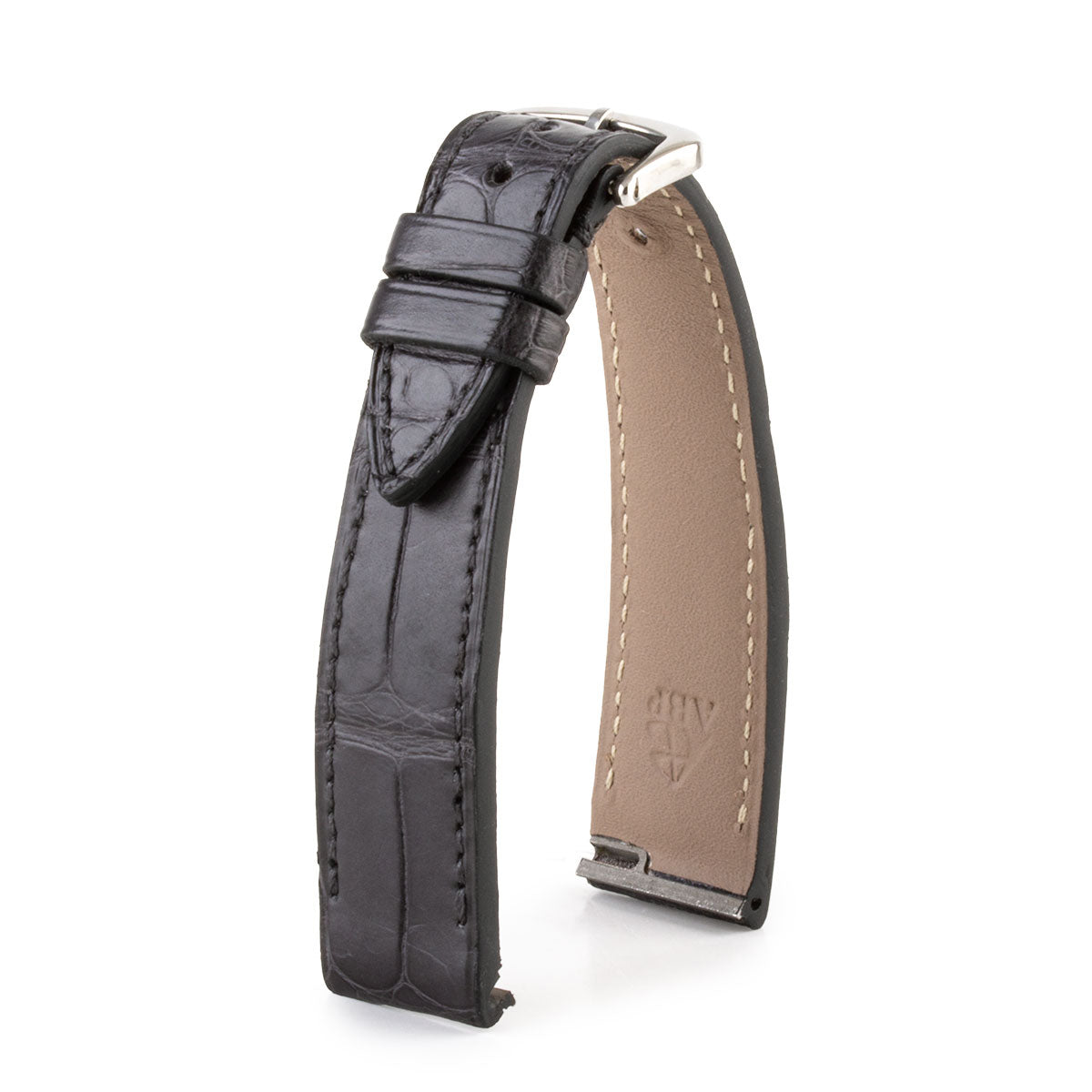 Cartier Santos Dumont (nouveaux modèles 2023) - Bracelet-montre cuir - Alligator (noir, gris, marron, bleu)