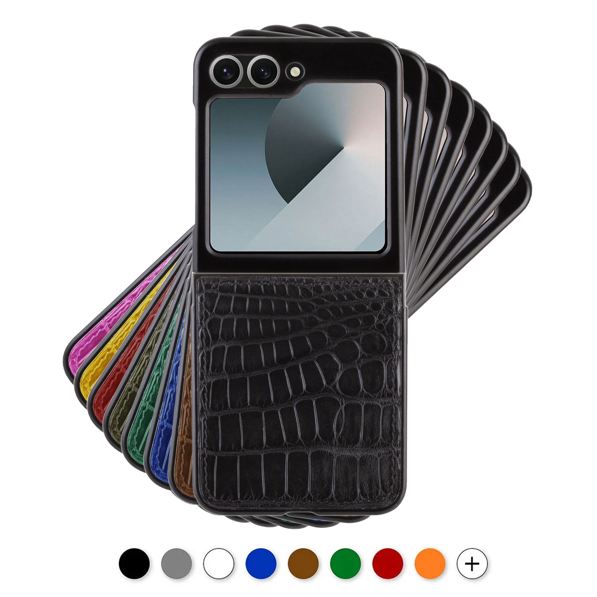Leather Samsung case - Samsung Galaxy Z Flip 5, 6 Leather Samsung case - Samsung Galaxy Z Flip 5, 6
