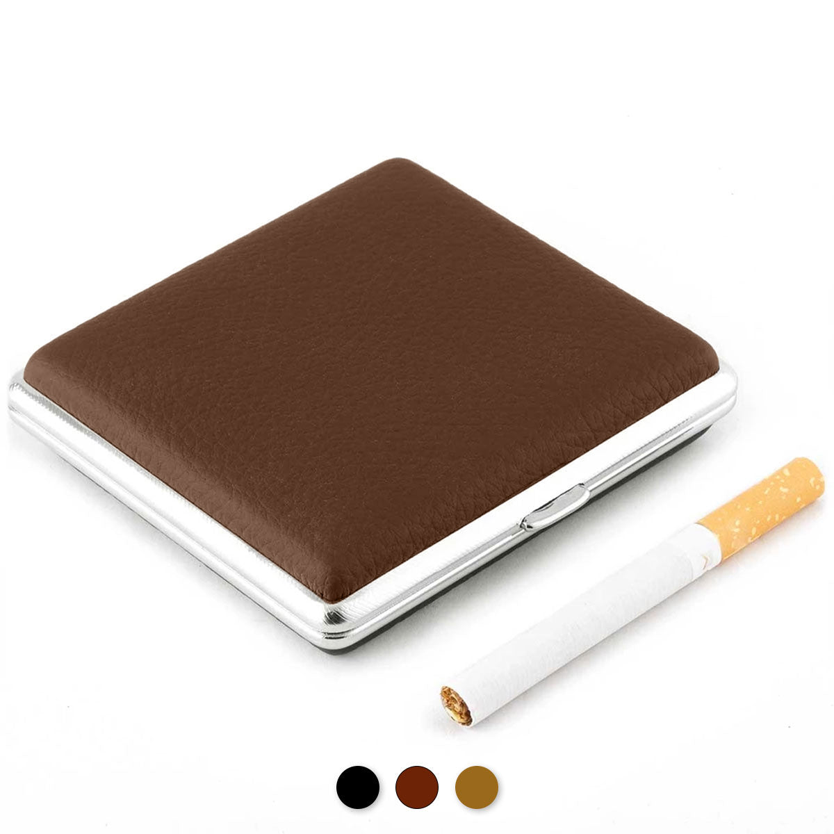 tui cigarettes cuir - Veau grain Paris Atelier du Bracelet Parisien tui cigarettes cuir - Veau grain Paris Atelier du Bracelet Parisien