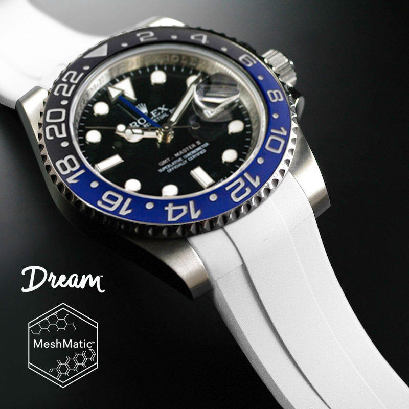 Rolex - Rubber B - Bracelet caoutchouc pour GMT Master II CERAMIC - The Dream Strap