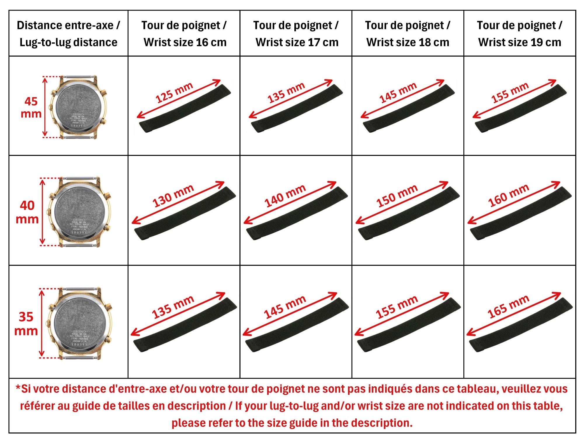 Wrist Strap Watch Strap Measurements Watch Band Watch Dial Size