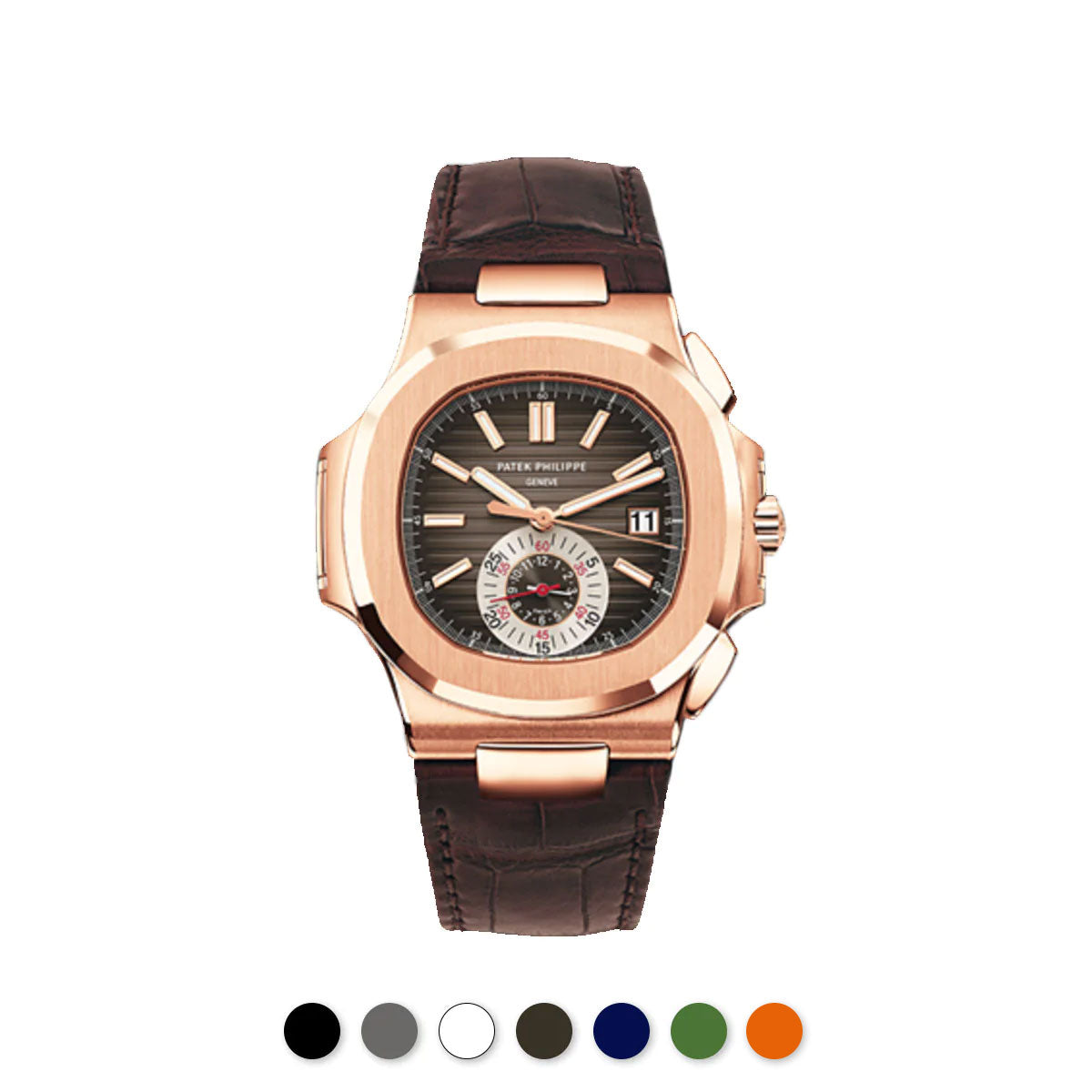 Patek Philippe Rubber B strap for Nautilus 5980 RG – ABP Concept