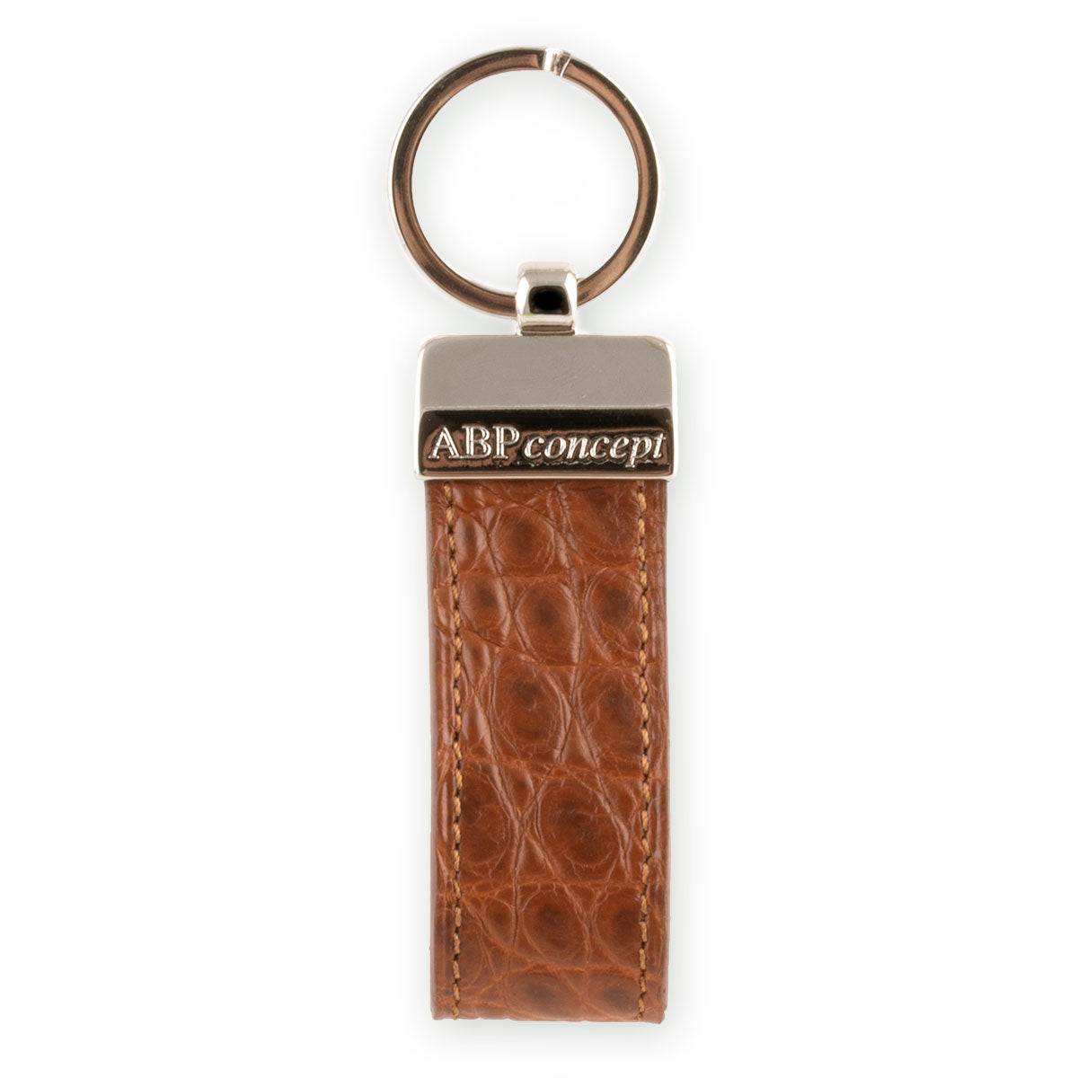 "Essential" leather key holder - Alligator (black, blue, green, brown, orange...)