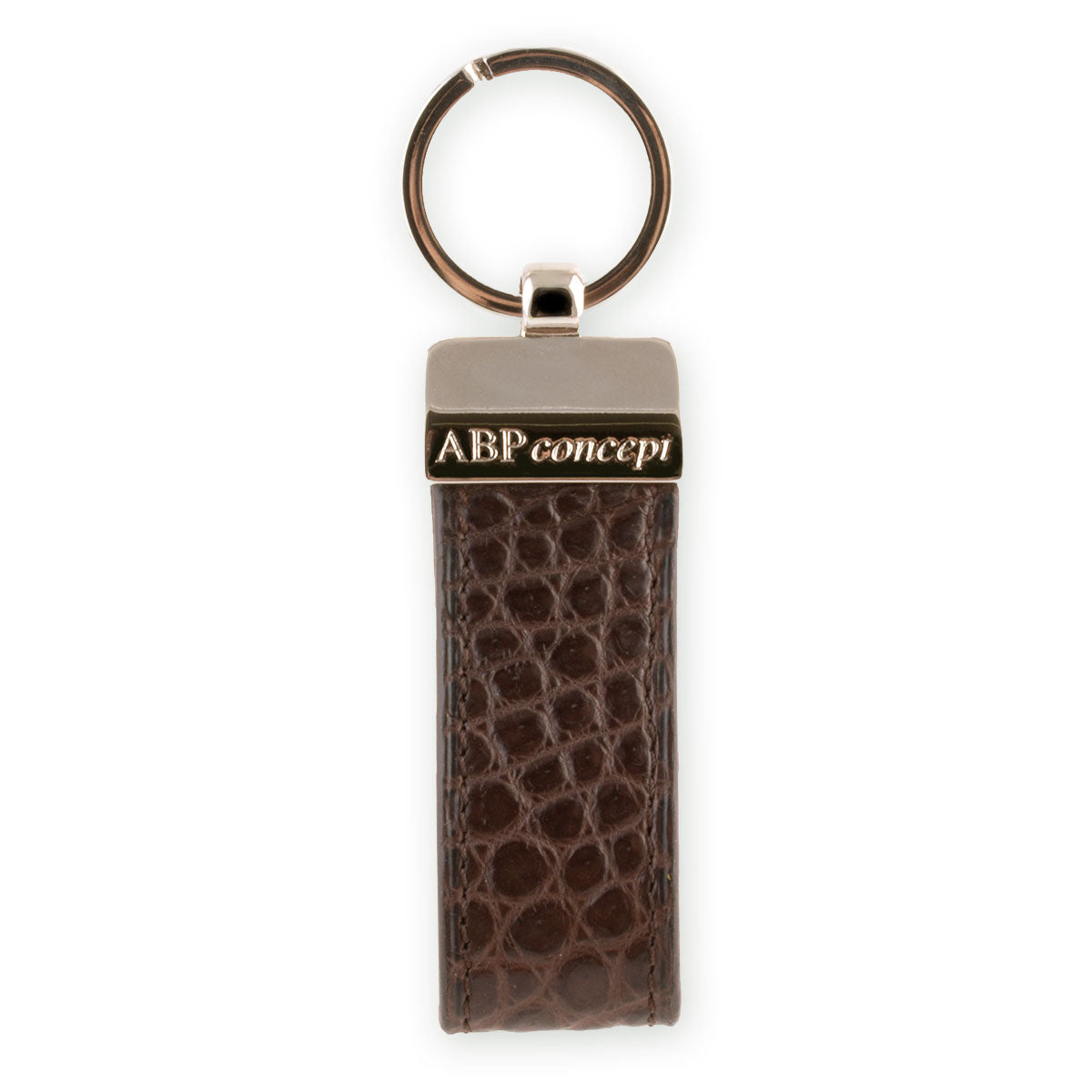 "Essential" leather key holder - Alligator (black, blue, green, brown, orange...)