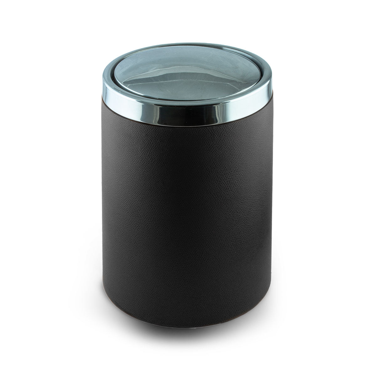 Leather small trash can - Grained calf