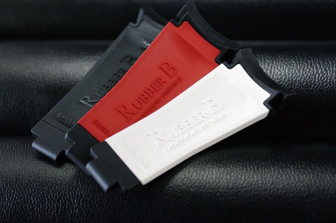 Rolex - Rubber B - Bracelet caoutchouc pour Daytona Oyster Bracelet Or blanc/Platine/Or rose (Pre-2023) - Série classique