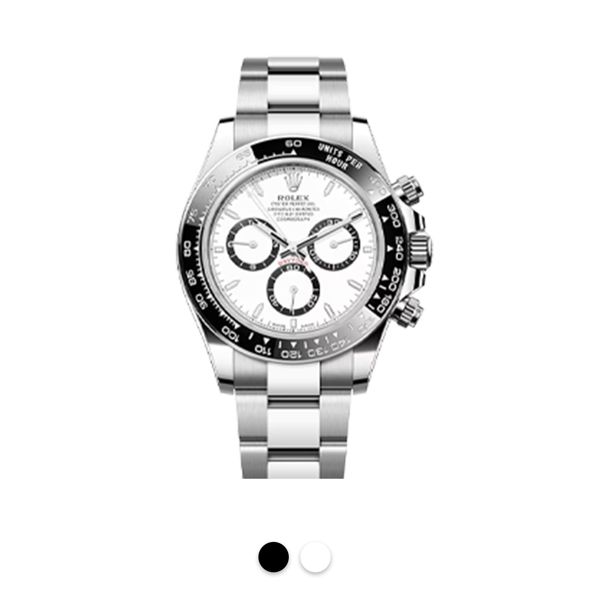 Rolex - Rubber B - Bracelet caoutchouc Daytona Ceramic Bezel Oyster Bracelet (2023-aujourd'hui) - Série boucle ardillon