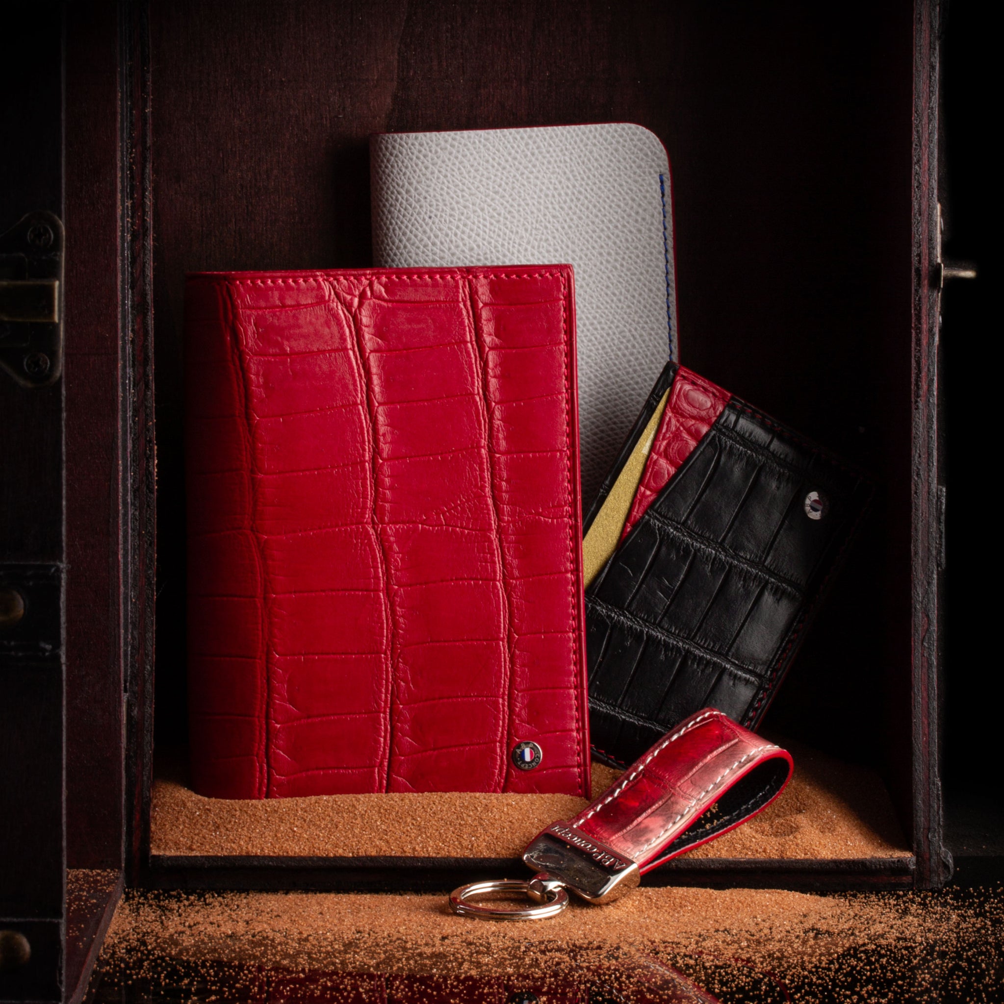 Valentine's Day" pack - Small leather goods set