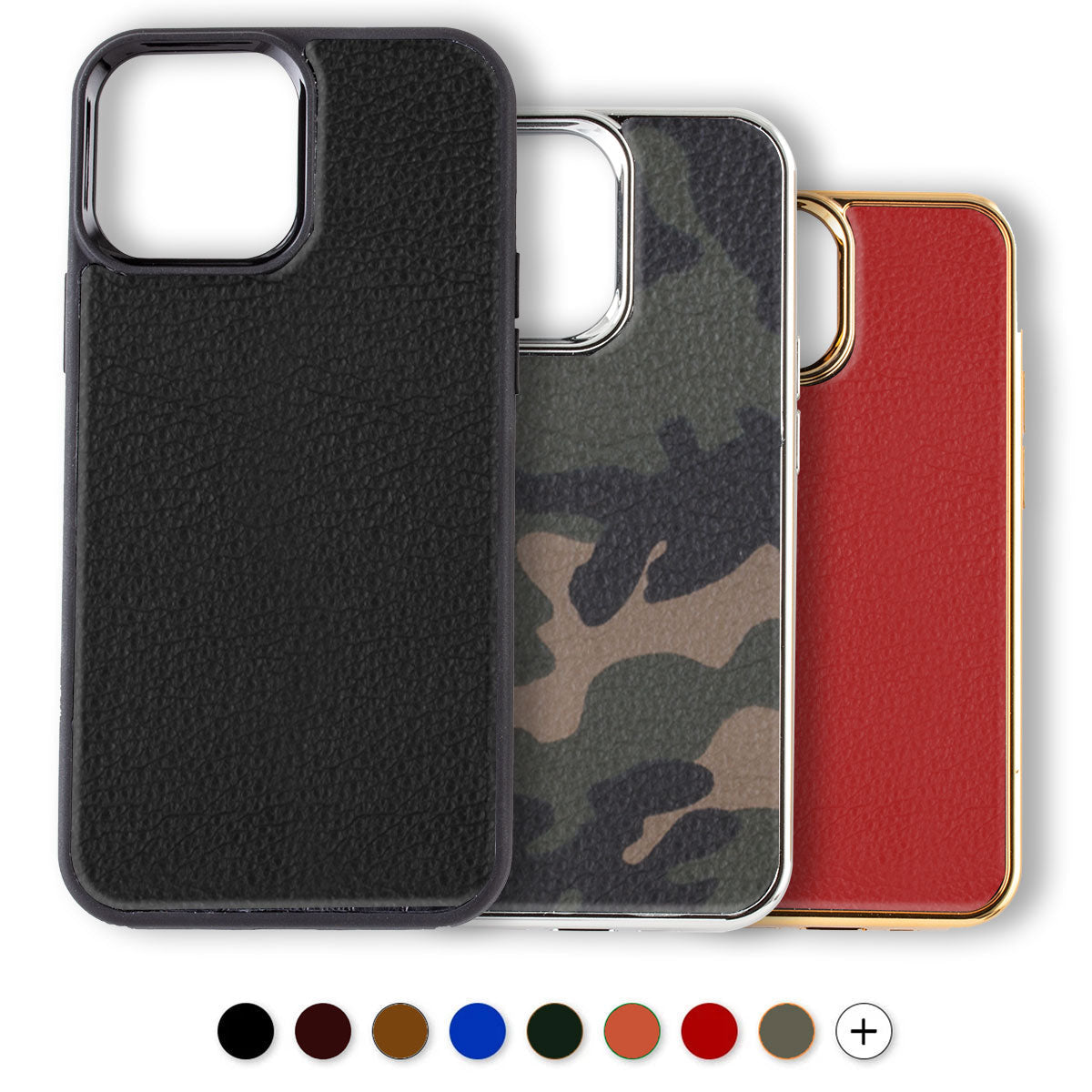 Coque "Sport case" cuir pour iPhone 15 & 14 ( tous modèles ) - Buffle