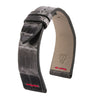 Rolex Yacht Master - Bracelet pour montre cuir - Alligator tannage waxé (gris, bleu) - watch band leather strap - ABP Concept -