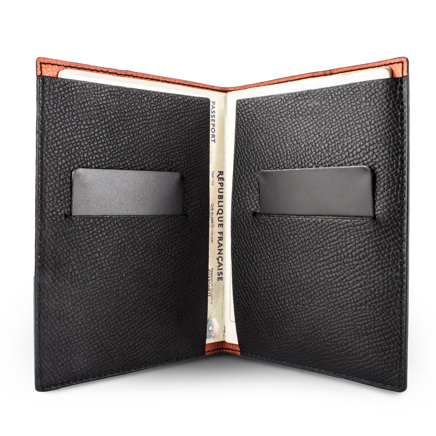 Leather passport holder «Magellan» ABP Concept