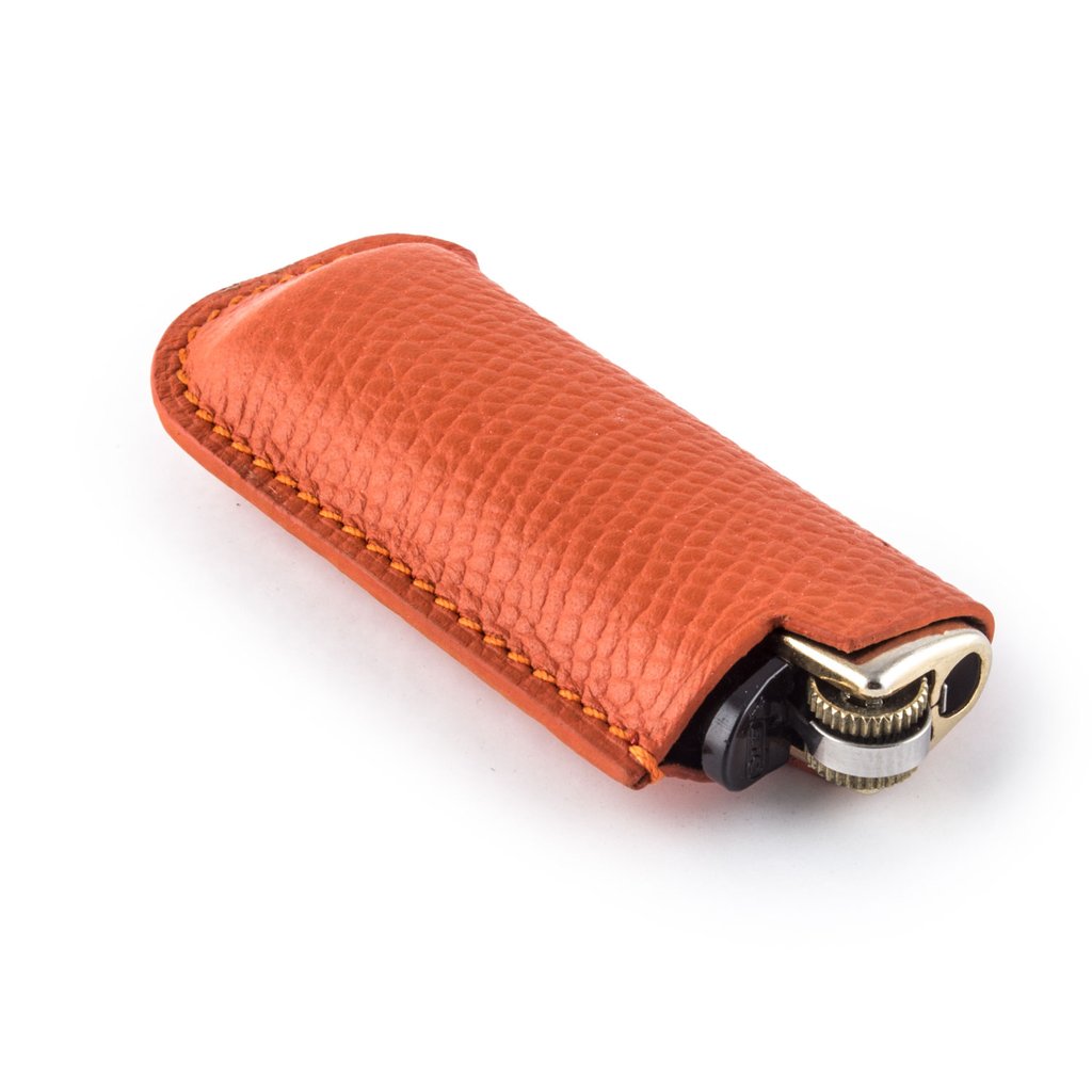 Leather Lighter Case « Magellan » made in france