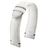Bracelet-montre cuir - Dishdash - Alligator blanc - watch band leather strap - ABP Concept -