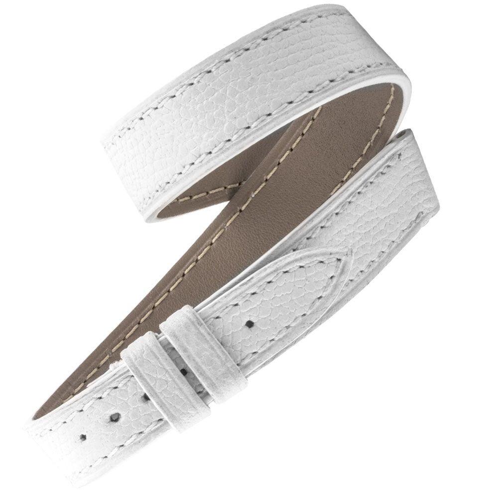 Hermès - Double turn leather watch band - Grained calf (black