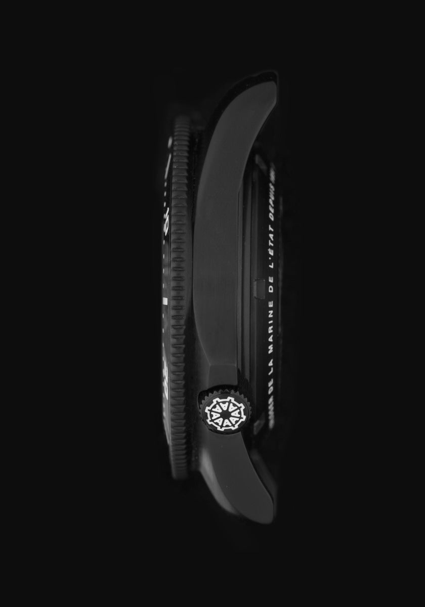 Montre Auricoste - Coffret Spirotechnique 300M Black DLC Cadran Chiffres