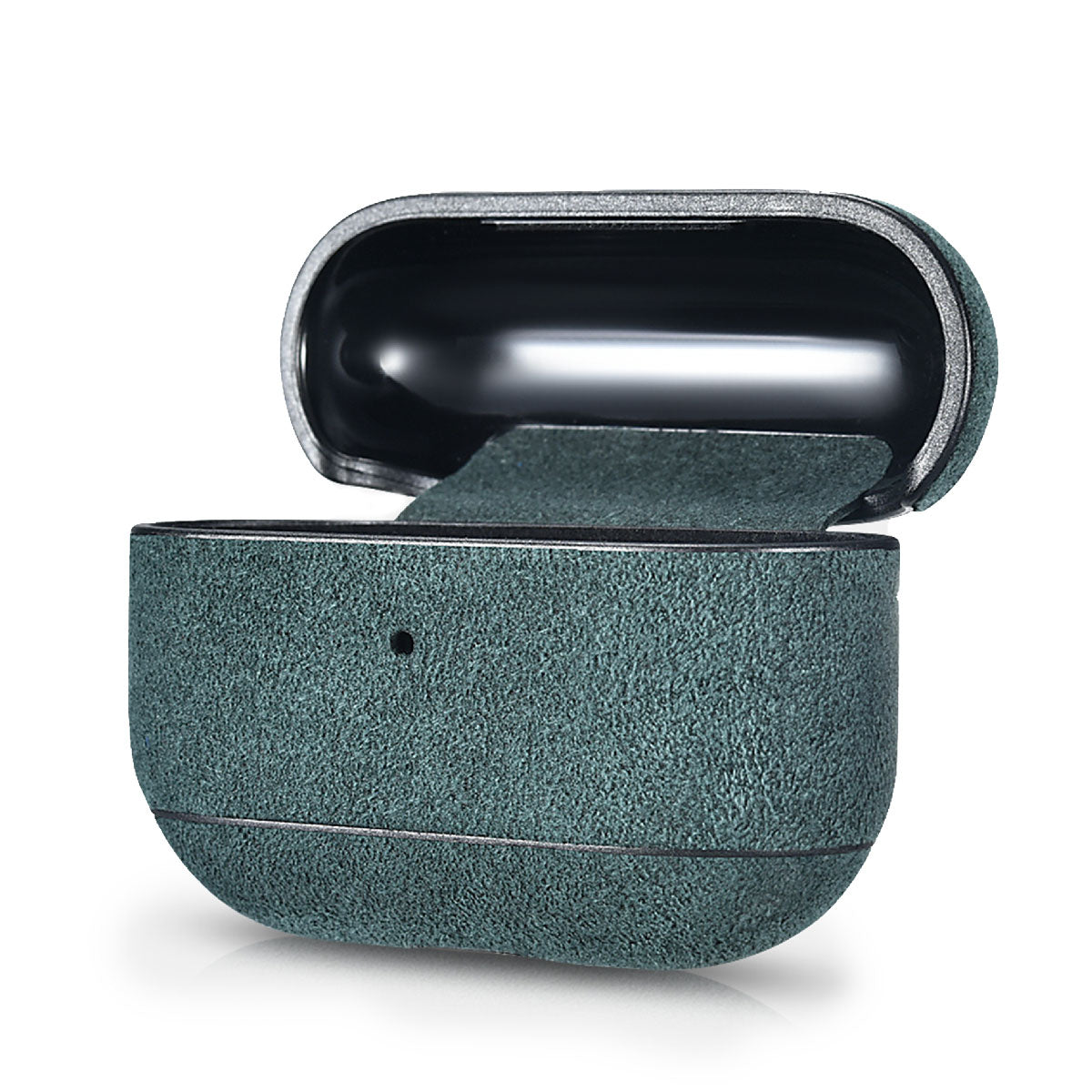 Leather case for Apple AirPods and Airpods Pro - Alcantara suede calf