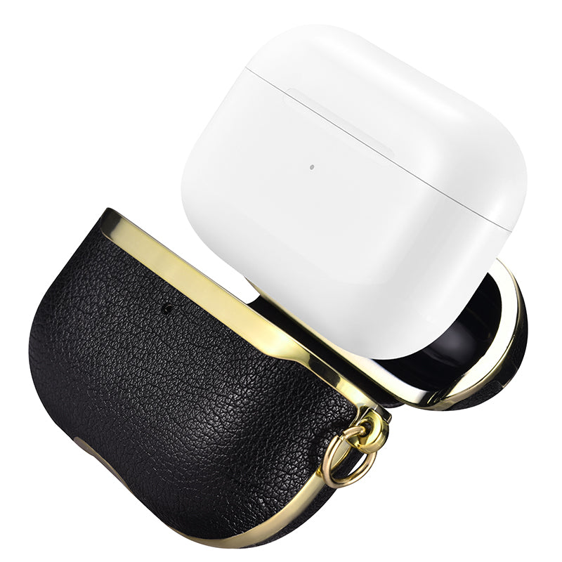 Leather case for Apple AirPods and Airpods Pro - Grained calf