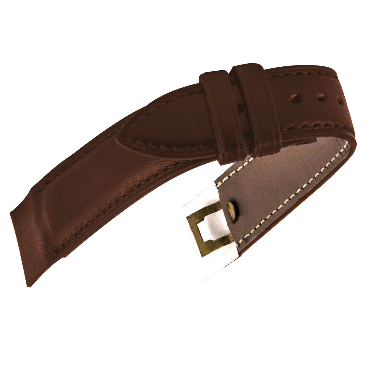 Attaches ouvertes - Bracelet-montre cuir - Veau (noir, marron, gris, bleu) - watch band leather strap - ABP Concept -