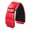 Bell & Ross - Bracelet montre cuir - Alligator sauvage (noir, gris, bleu, rouge, orange...) - watch band leather strap - ABP Concept -