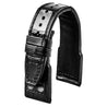 IWC Big Pilot - Bracelet-montre cuir avec rivets - Alligator (noir, marron, gris, bleu) - watch band leather strap - ABP Concept -
