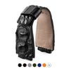 Bell & Ross - Bracelet de montre cuir - Alligator corné de tête (Noir, marron foncé, kaki...) - watch band leather strap - ABP Concept -
