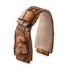 Bell & Ross - Bracelet de montre cuir - Alligator corné de tête (Noir, marron foncé, kaki...) - watch band leather strap - ABP Concept -