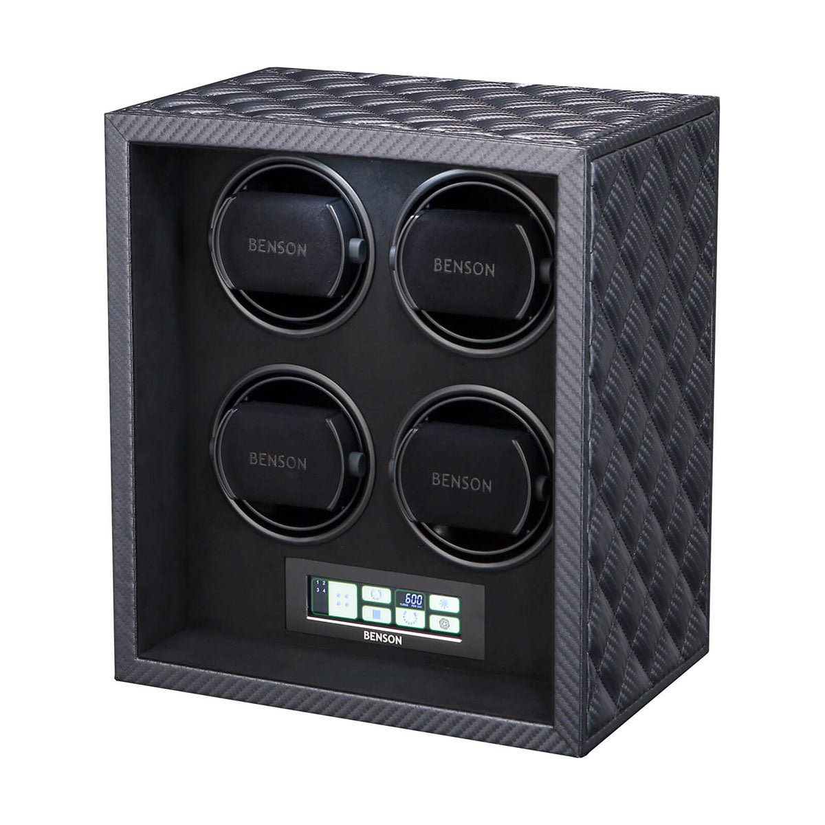 Benson Black Series Leather 4.22 - Watchwinder for 4 watches