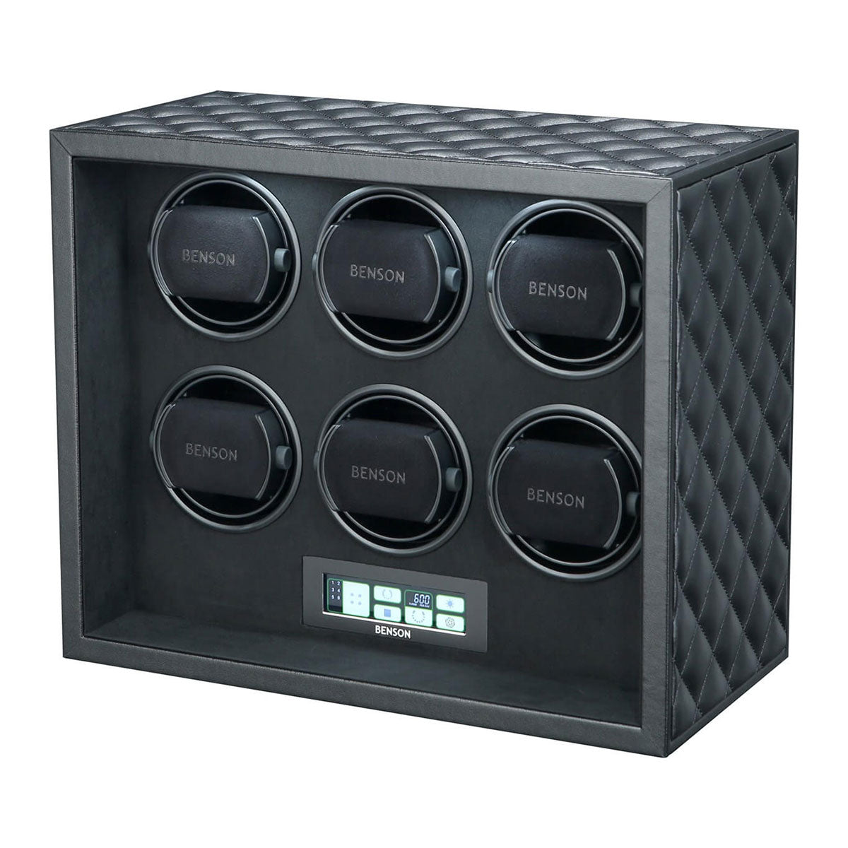 Benson Black Series Leather 6.22 - Watchwinder for 6 watches