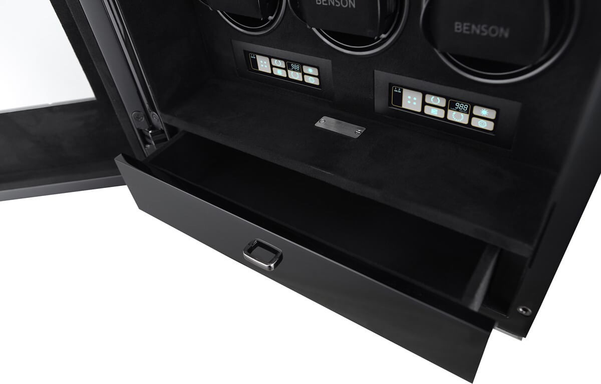 Benson Black Series Pro 12.19 - Watchwinder for 12 watches