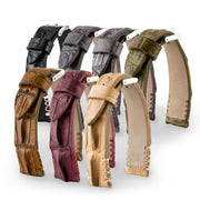 Bracelet Montre 13 MM VÉRITABLE CROCODILE Couleur Blanche Bracelet Montre 13 MM VÉRITABLE CROCODILE Couleur Blanche