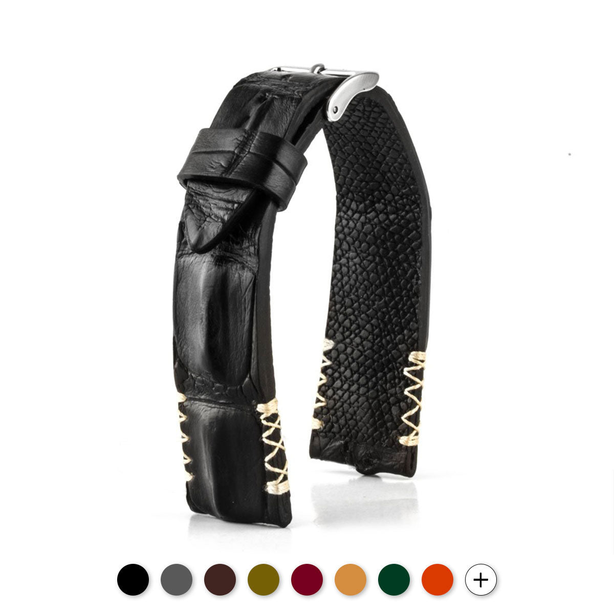 Bracelet montre alligator Geneva N5.4.22.2.1.1. main image 1