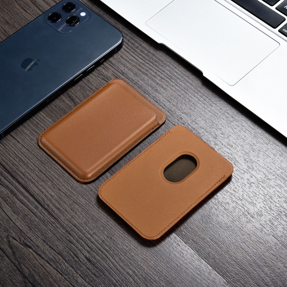 Coque cuir  Card case  Himalaya pour iPhone 15, 14 & 13 ( Pro / Pro – ABP  Concept