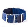 Bracelet montre Nato Wild cuir - Alligator sauvage (noir, marron, gris, bleu, rouge, orange, vert, orange...) - watch band leather strap - ABP Concept -