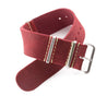 Tudor Black Bay Heritage - Nato cuir - Veau brossé (noir, marron, bleu, rouge) - watch band leather strap - ABP Concept -