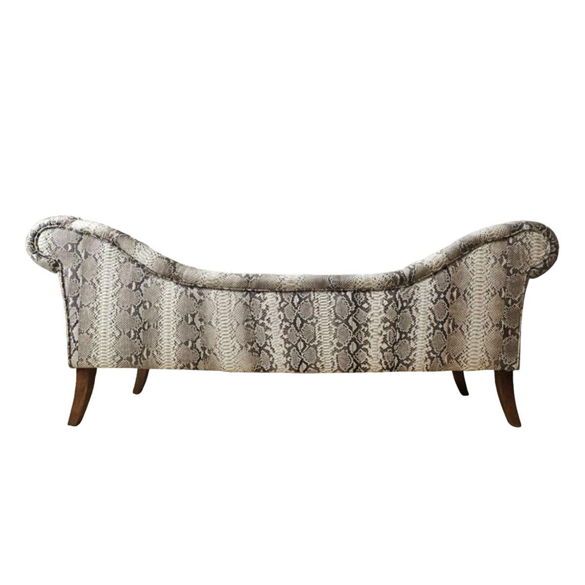 ​Sofa made of french pine wood from the Landes and leather - Python
