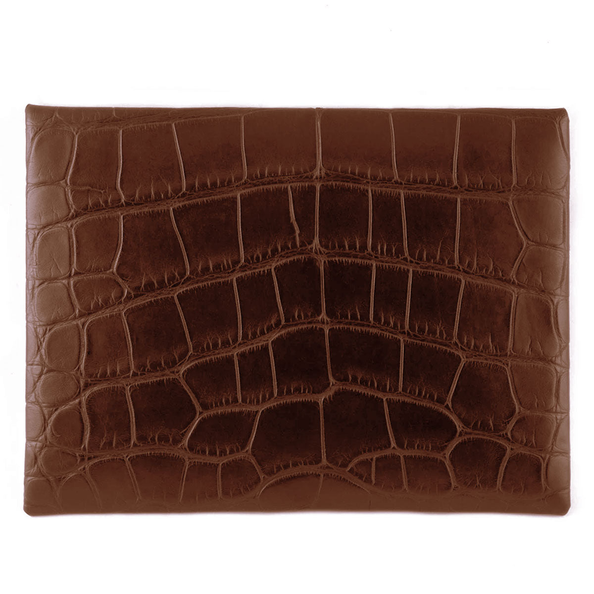Enveloppe cuir « Platinum » - Alligator - watch band leather strap - ABP Concept -