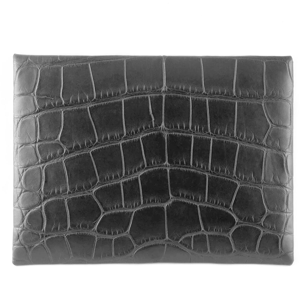 Enveloppe cuir « Platinum » - Alligator - watch band leather strap - ABP Concept -