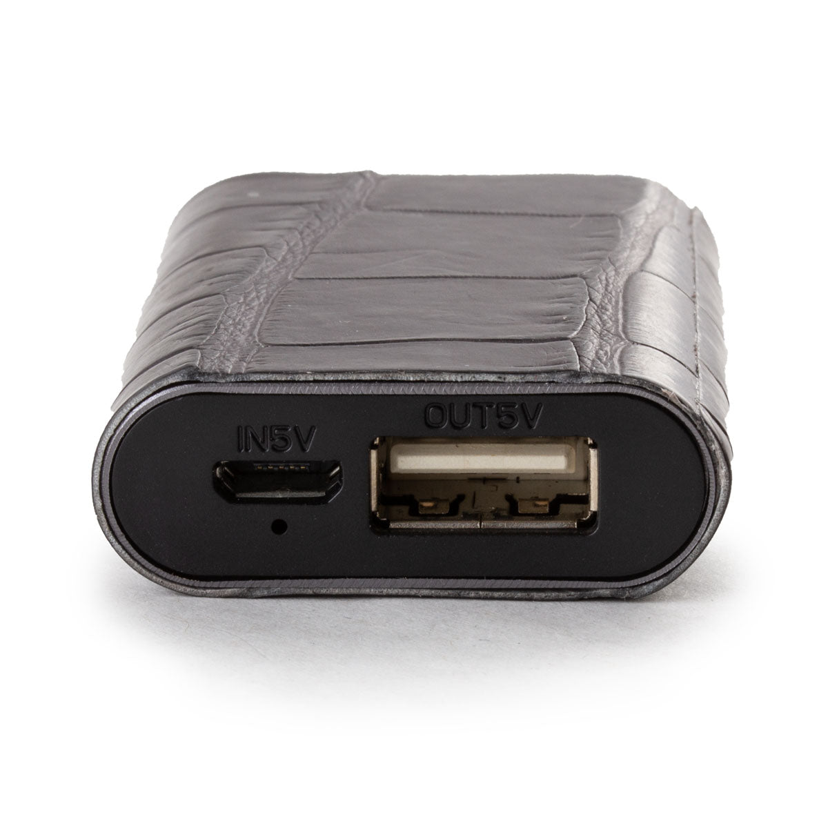 Mini Powerbank / External battery keychain - Alligator - Universal charger iPhone, Samsung, smartphone, tablet ... (black, brown, blue, gray)