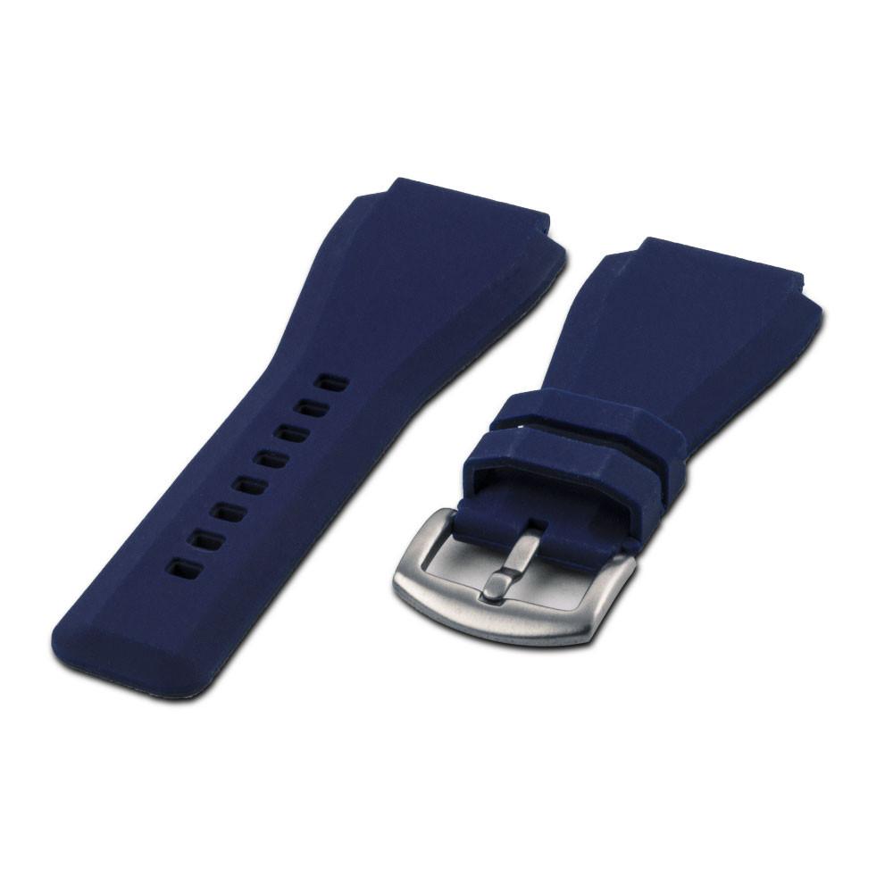 Bell Ross Rubber watch strap (black, brown, grey, blue, red