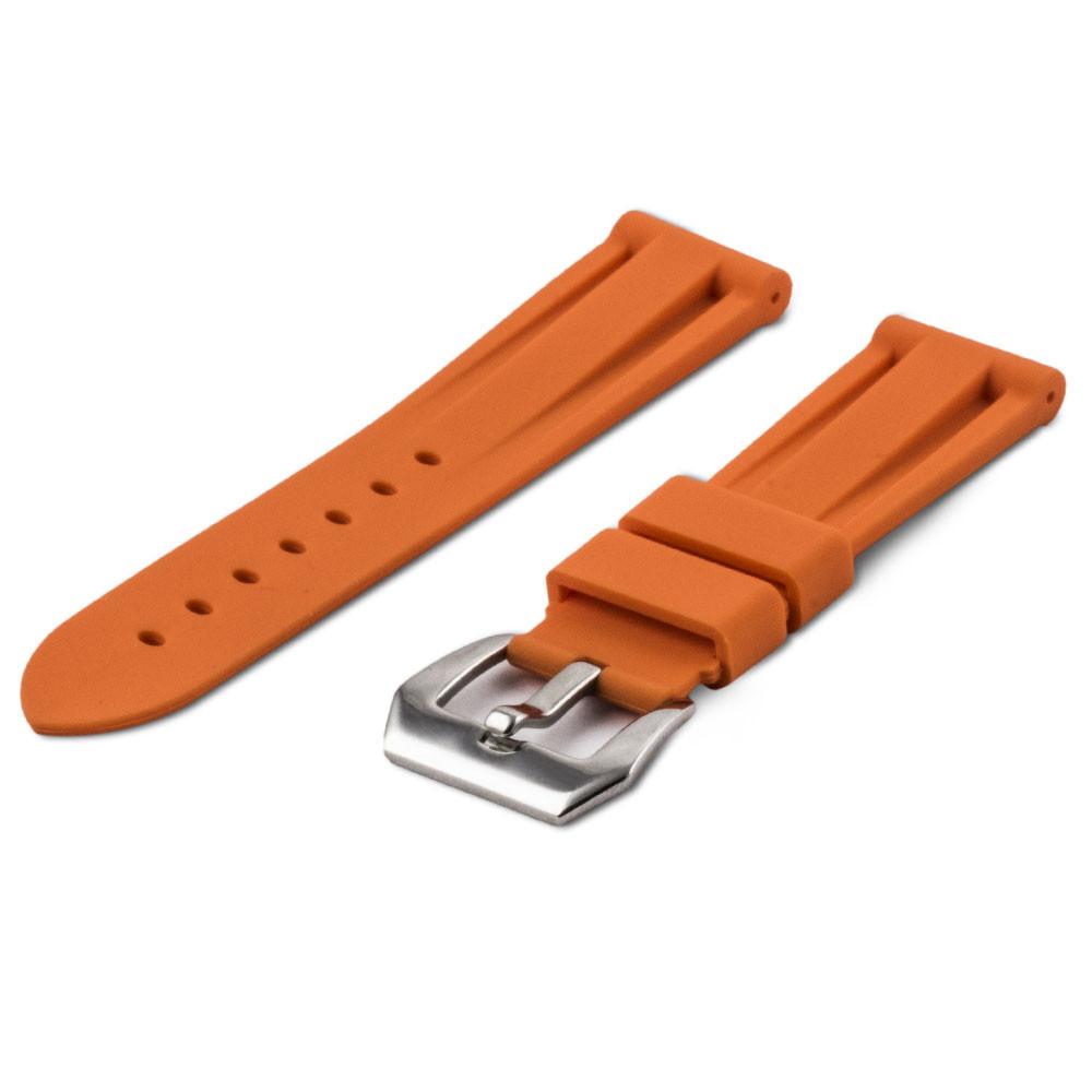 Panerai Luminor Rubber watch band (black, brown, grey, blue, red