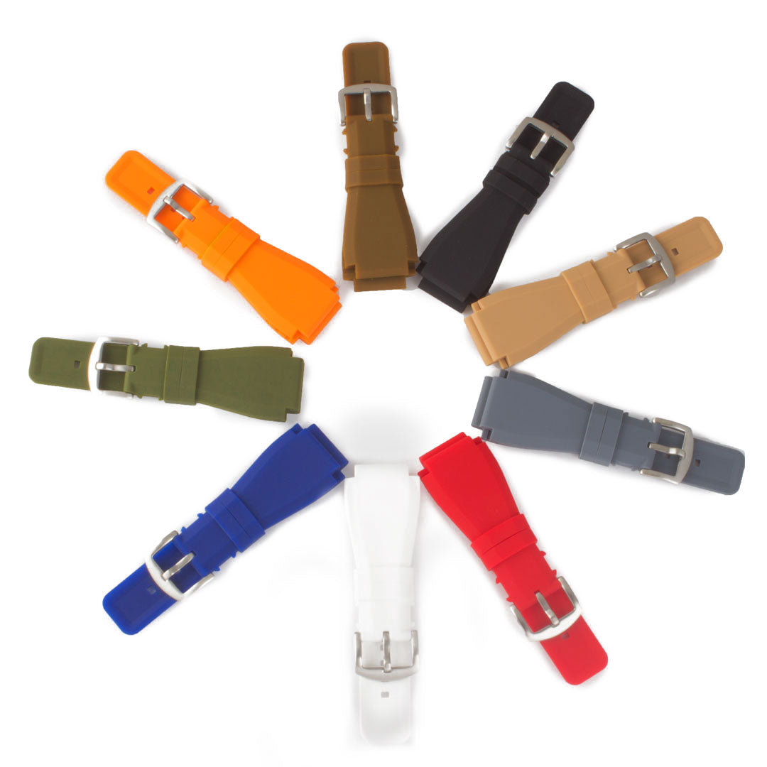 Bell & Ross - Bracelets-montres caoutchouc - Summer Set - watch band leather strap - ABP Concept -